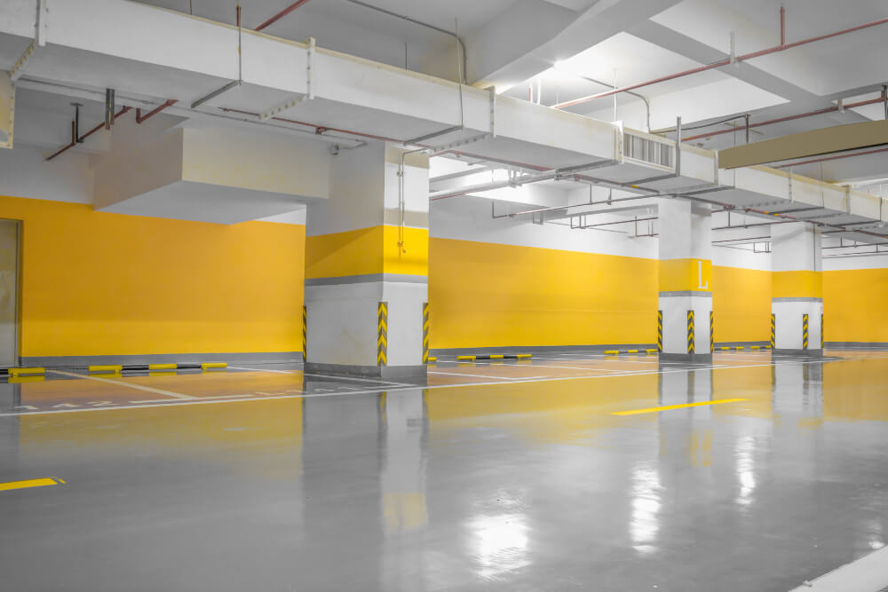 pintura en parking